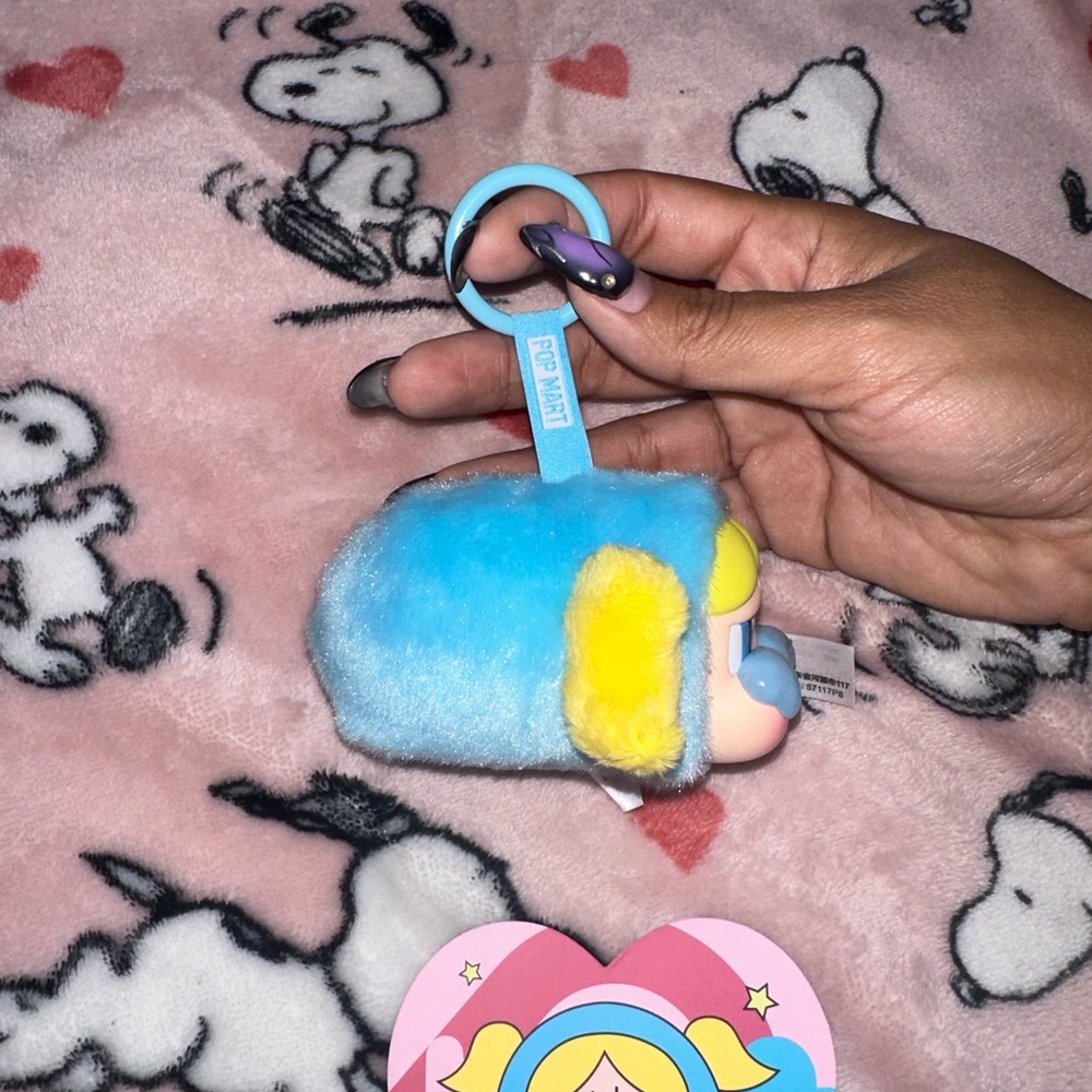 Crybaby x The Powerpuff Girls Bunny Bubbles Plush Keychain - Picture 4 of 11